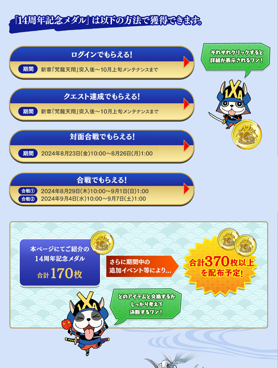戦国IXA 14周年大生誕祭