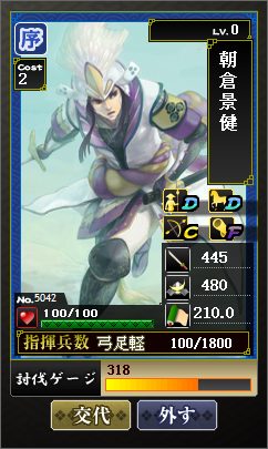 部隊長の交代/小隊長の解任