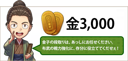 金3000バック