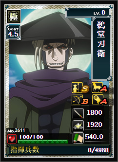 No.2611「鵜堂刃衛」