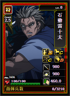 No.3606「石動雷十太」